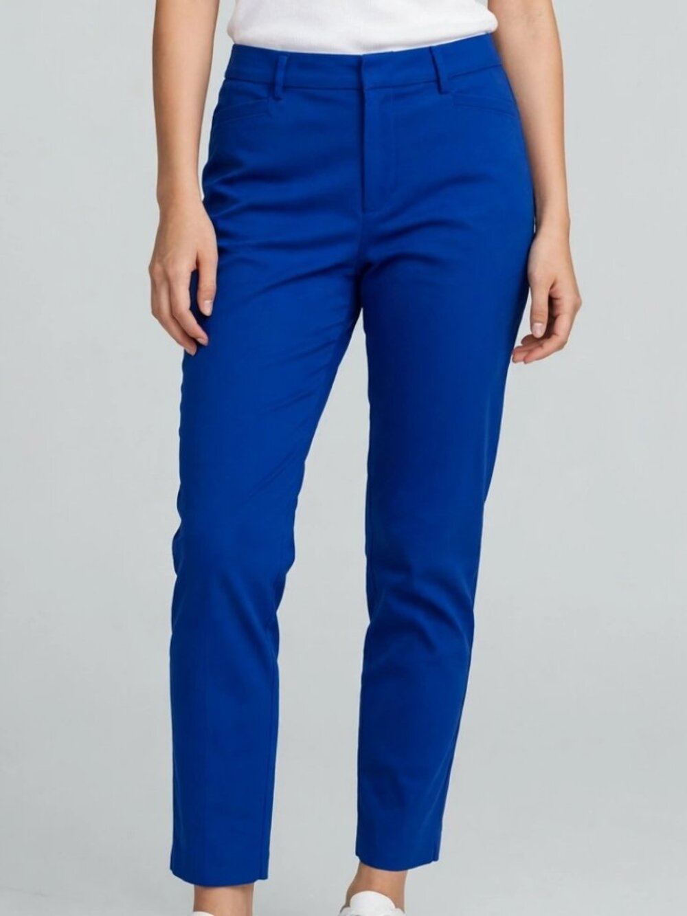 Roz & Ali Womens 16 Mid Rise Stretch Ankle Pants 26" inseam